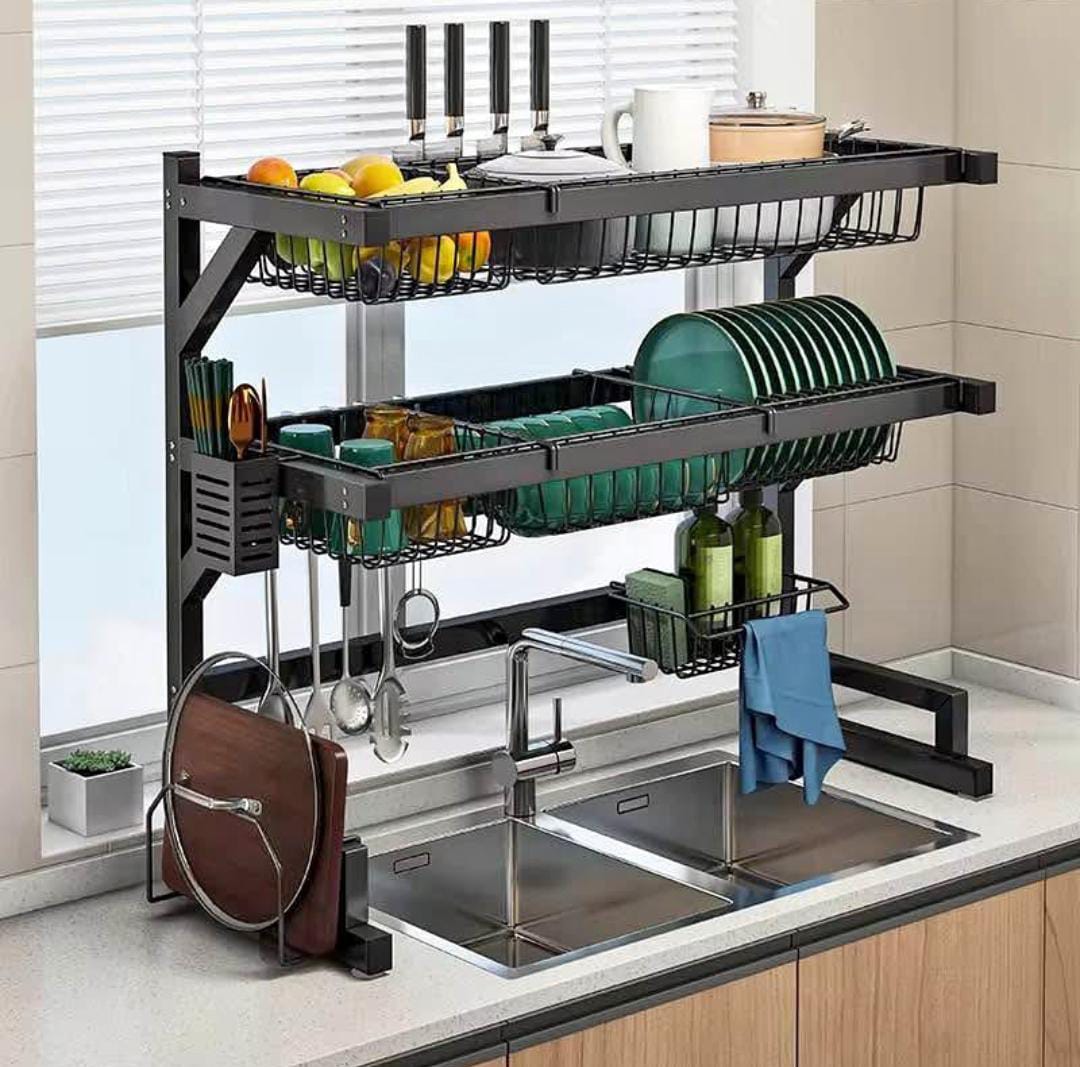 escurridor de platos 2 niveles